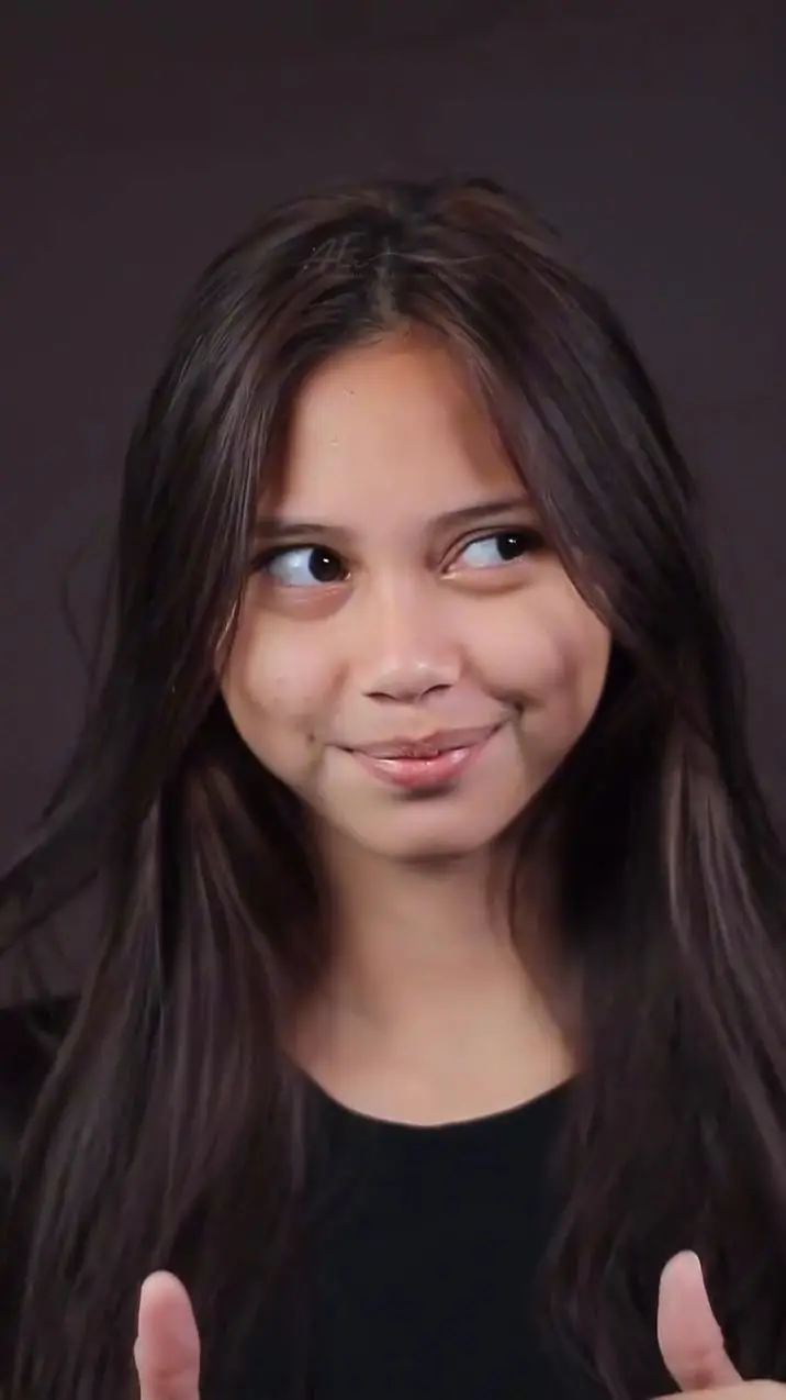 Keysa sebelum dirias, tanpa makeup